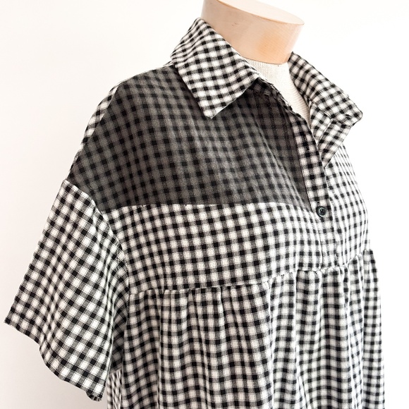 {Intentionally Blank} Gingham Print Dress - Picture 4 of 15
